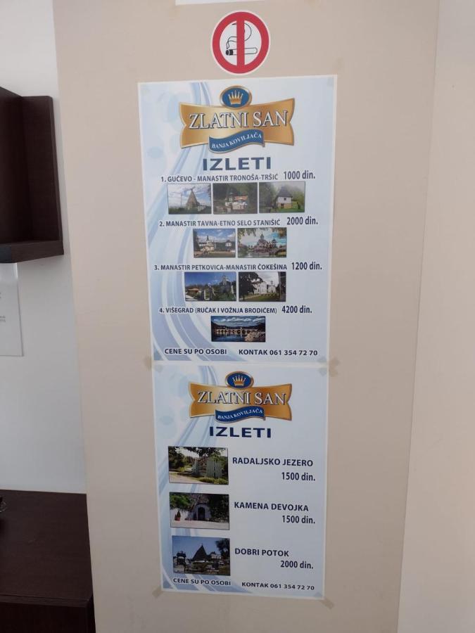 Zlatni San Banja Koviljača Exterior foto